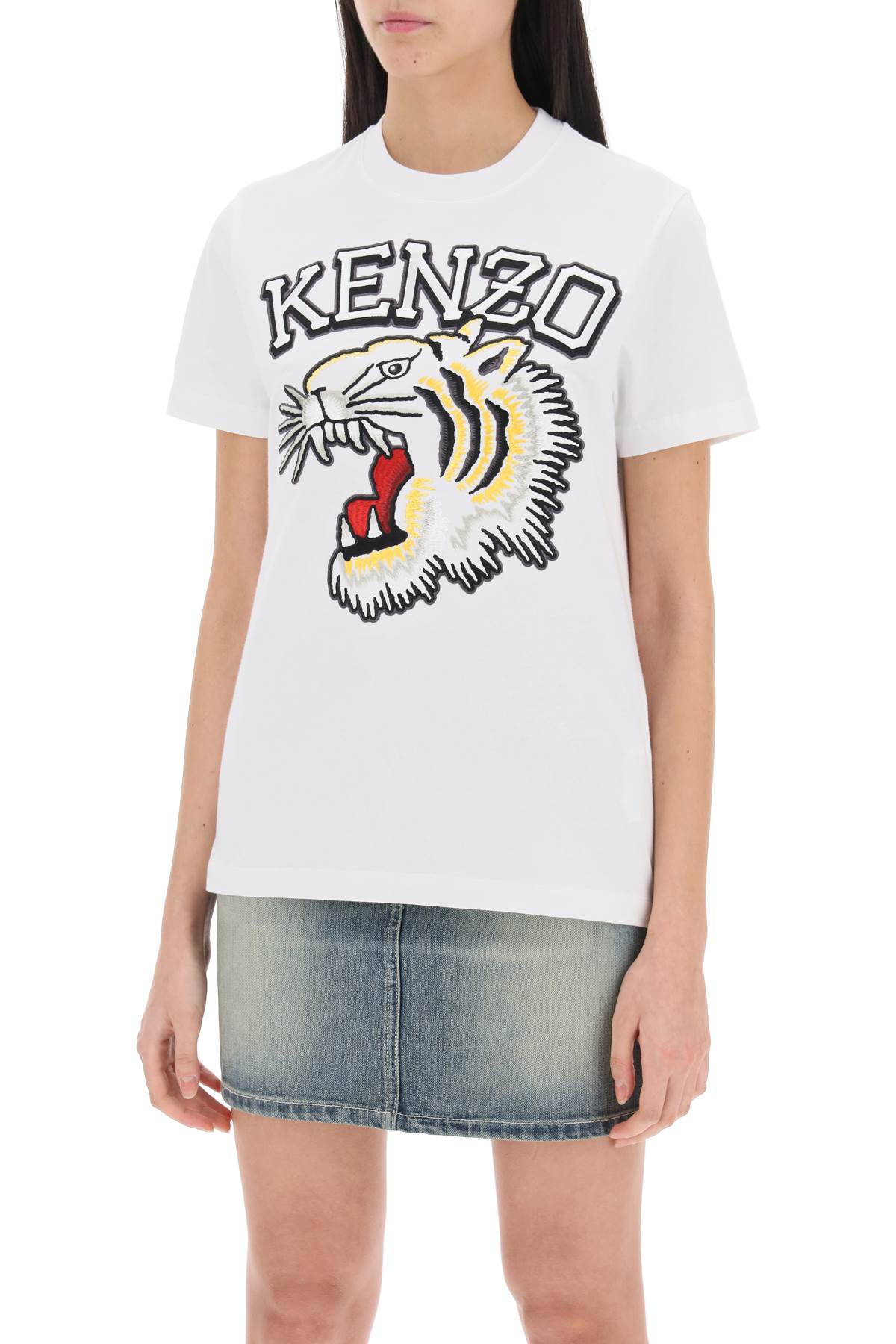 Kenzo tiger varsity crew-neck t-shirt