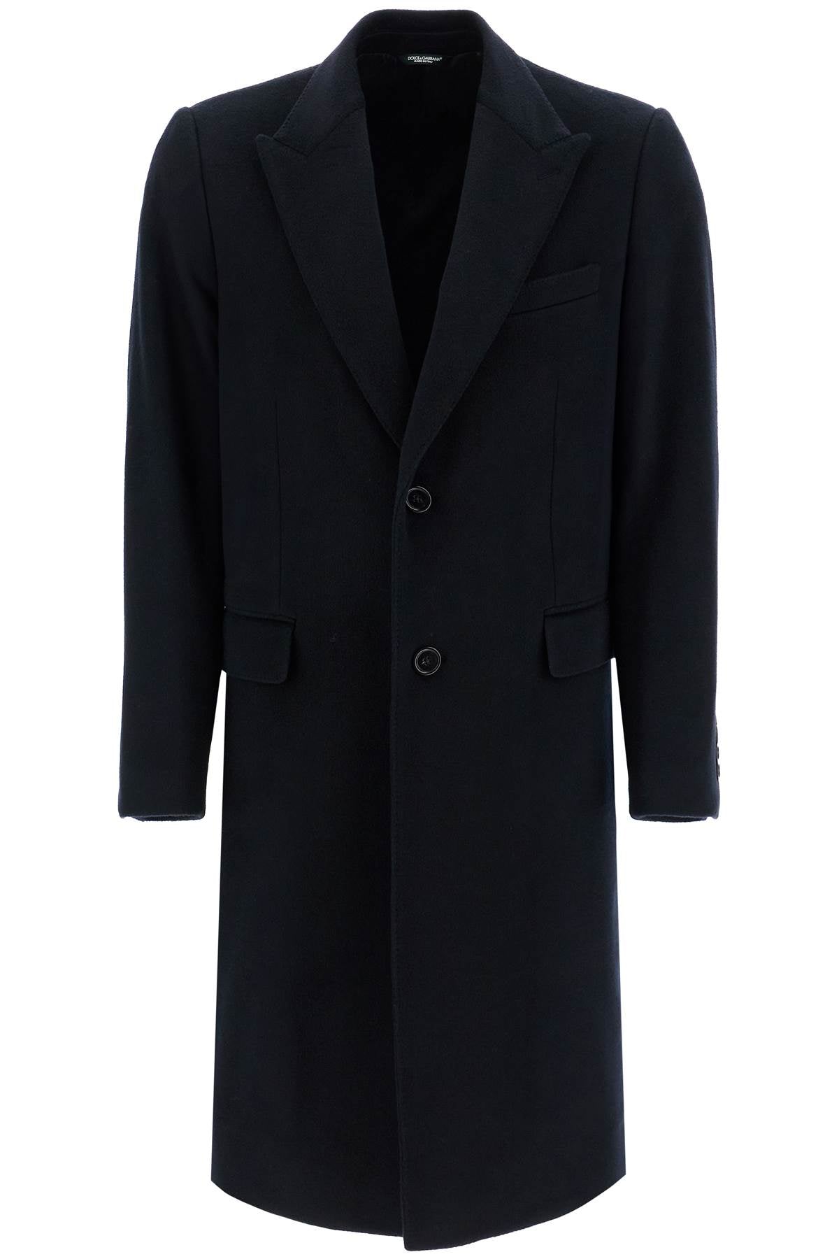 Dolce & Gabbana single-breasted cashmere coat