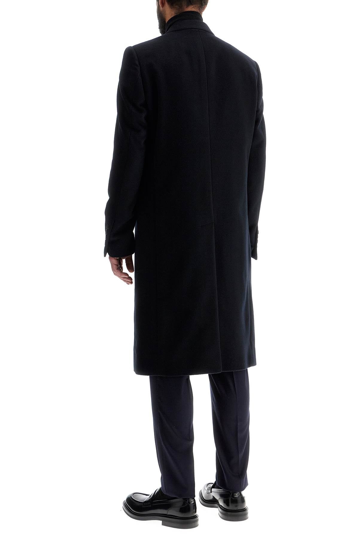 Dolce & Gabbana single-breasted cashmere coat