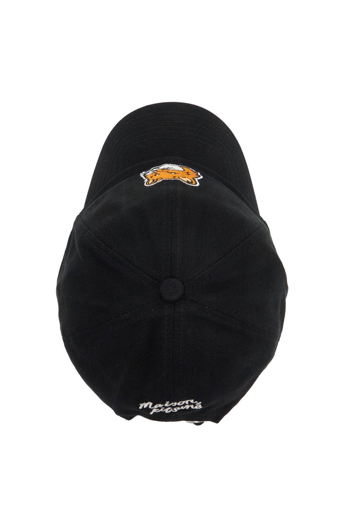 Maison Kitsune fox head baseball cap