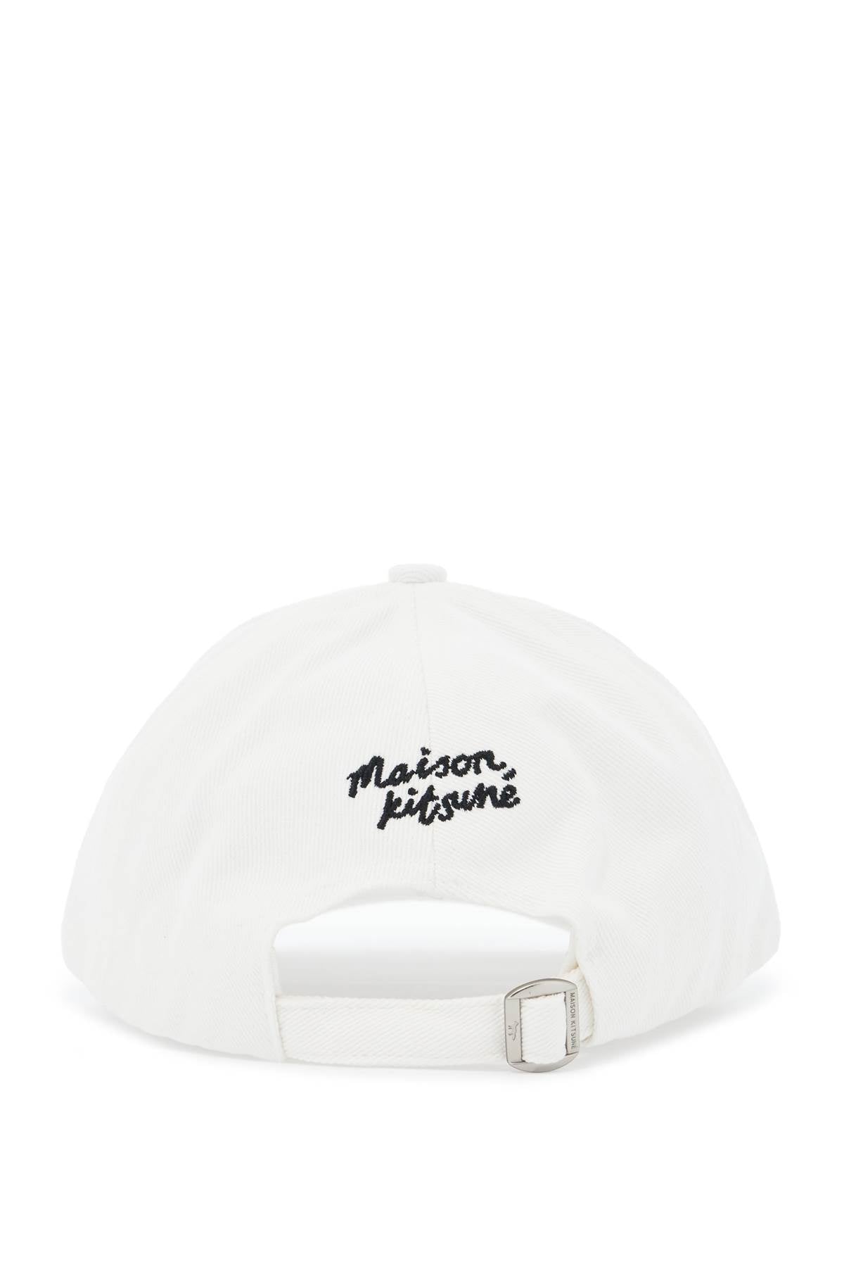 Maison Kitsune fox head baseball cap