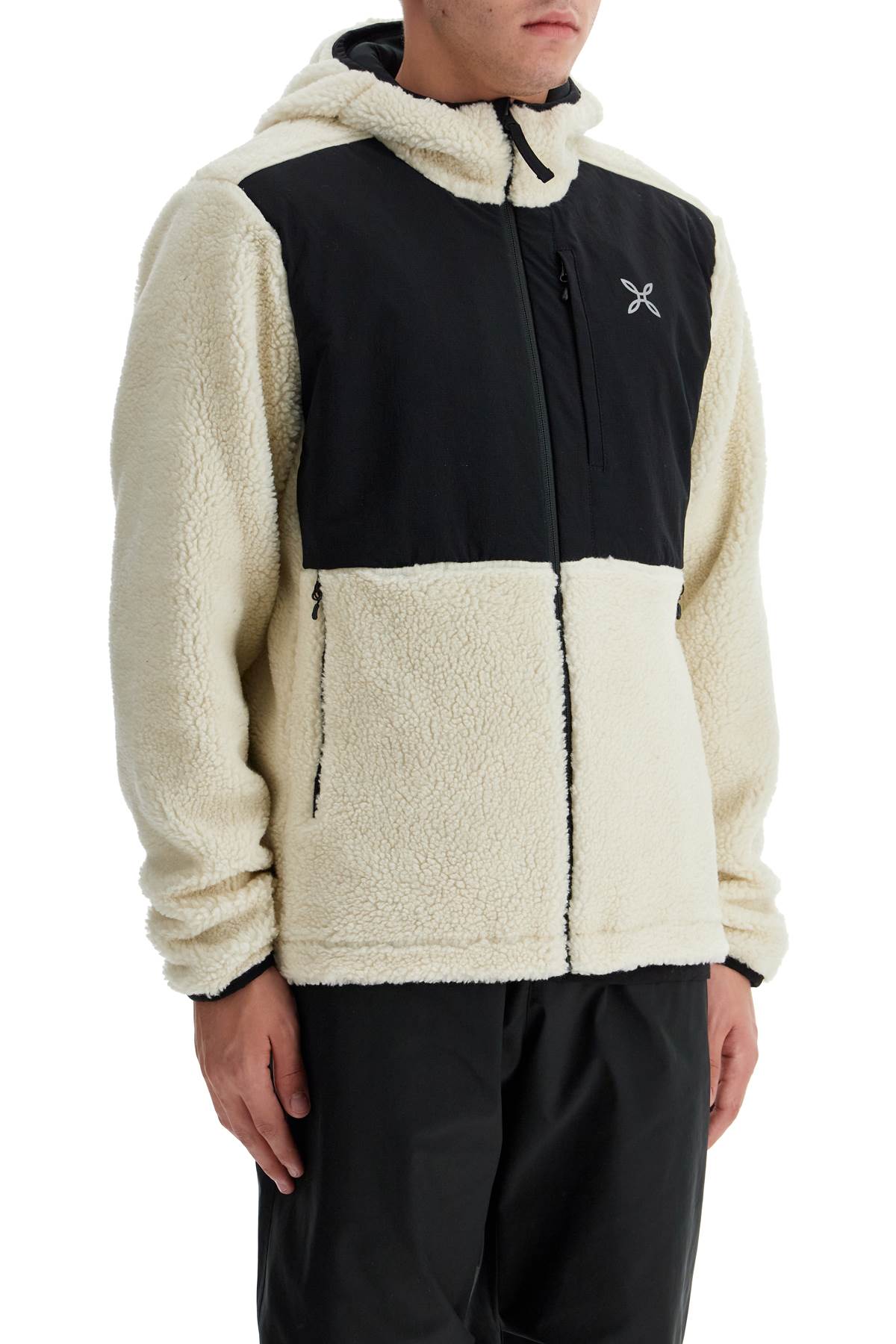 MONTURA sherpa zip-up hoodie with hood and