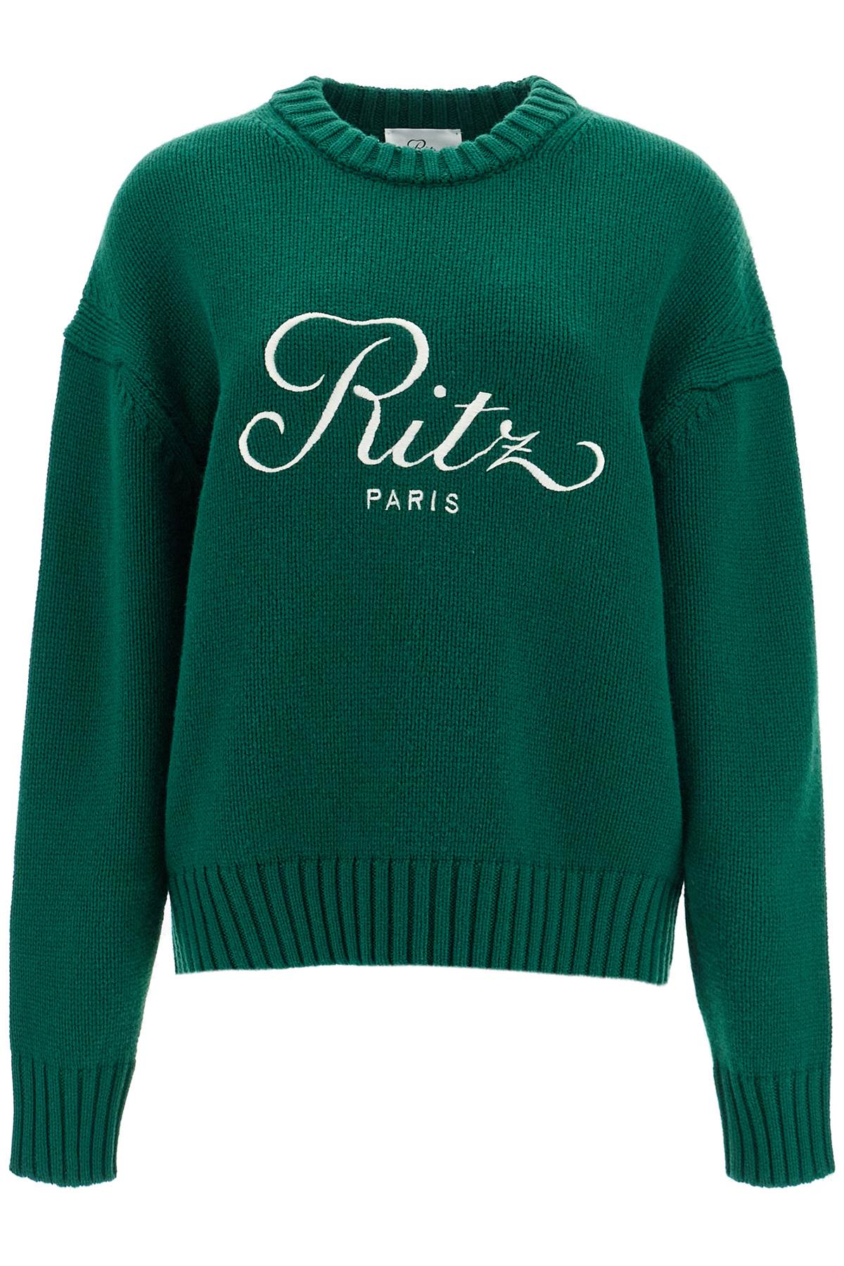 cashmere pullover with ritz paris frame