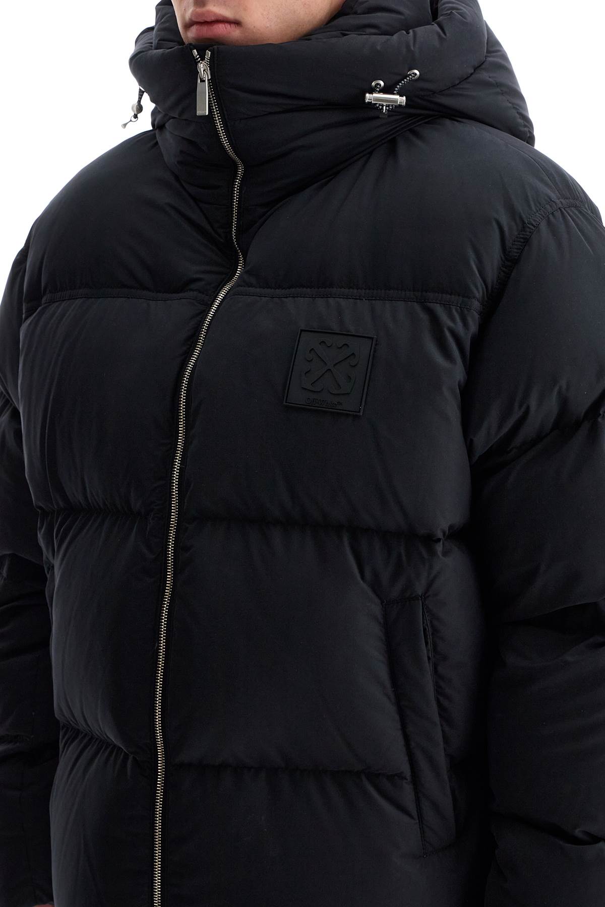 Off-White "down jacket with logo patch