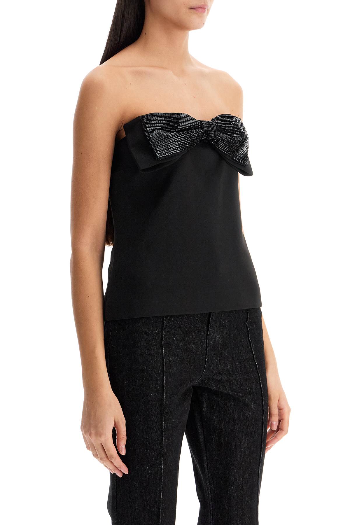 Self Portrait "strapless top with bow