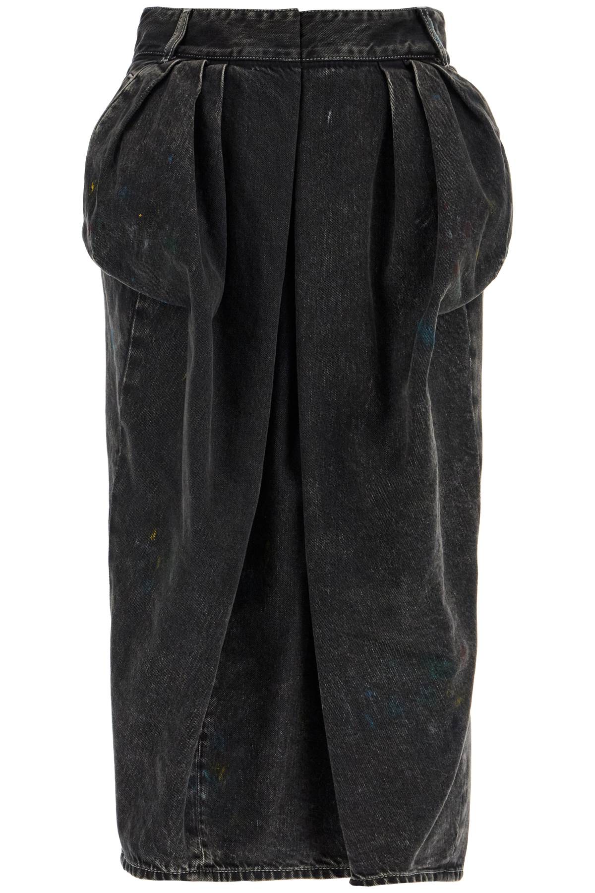 Maison Margiela denim skirt with pleats