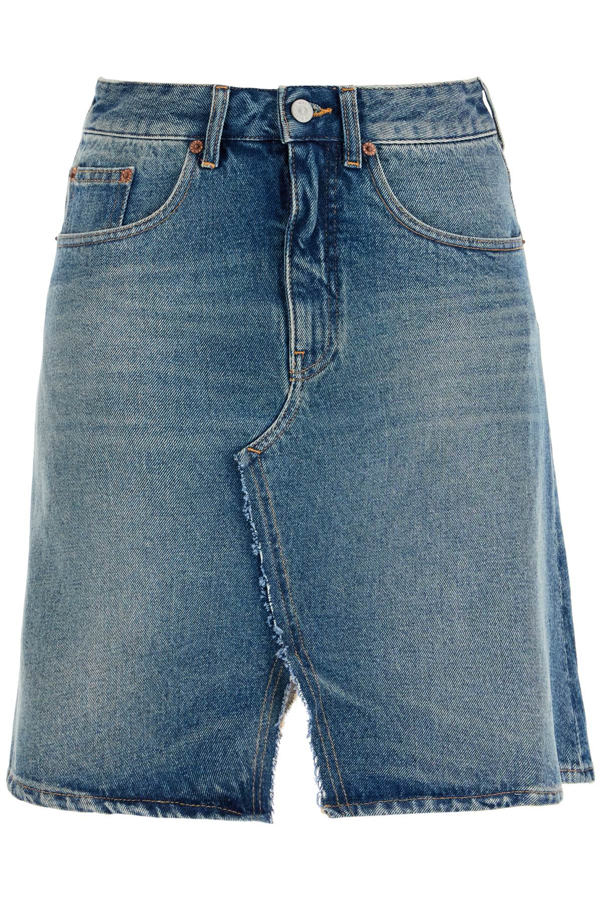 MM6 Maison Margiela denim mini skirt