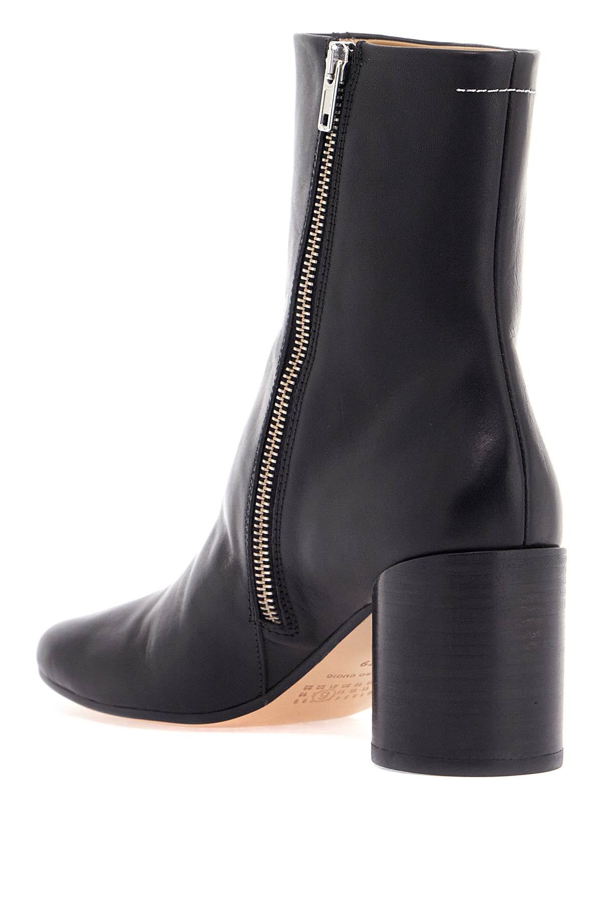 MM6 Maison Margiela leather ankle boots