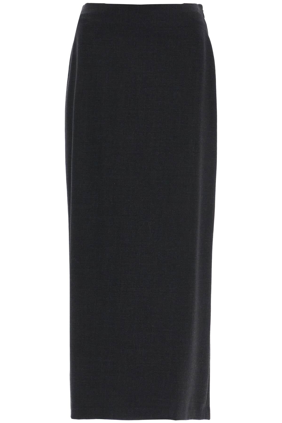 Loulou Studio stretch wool skirt in samos style