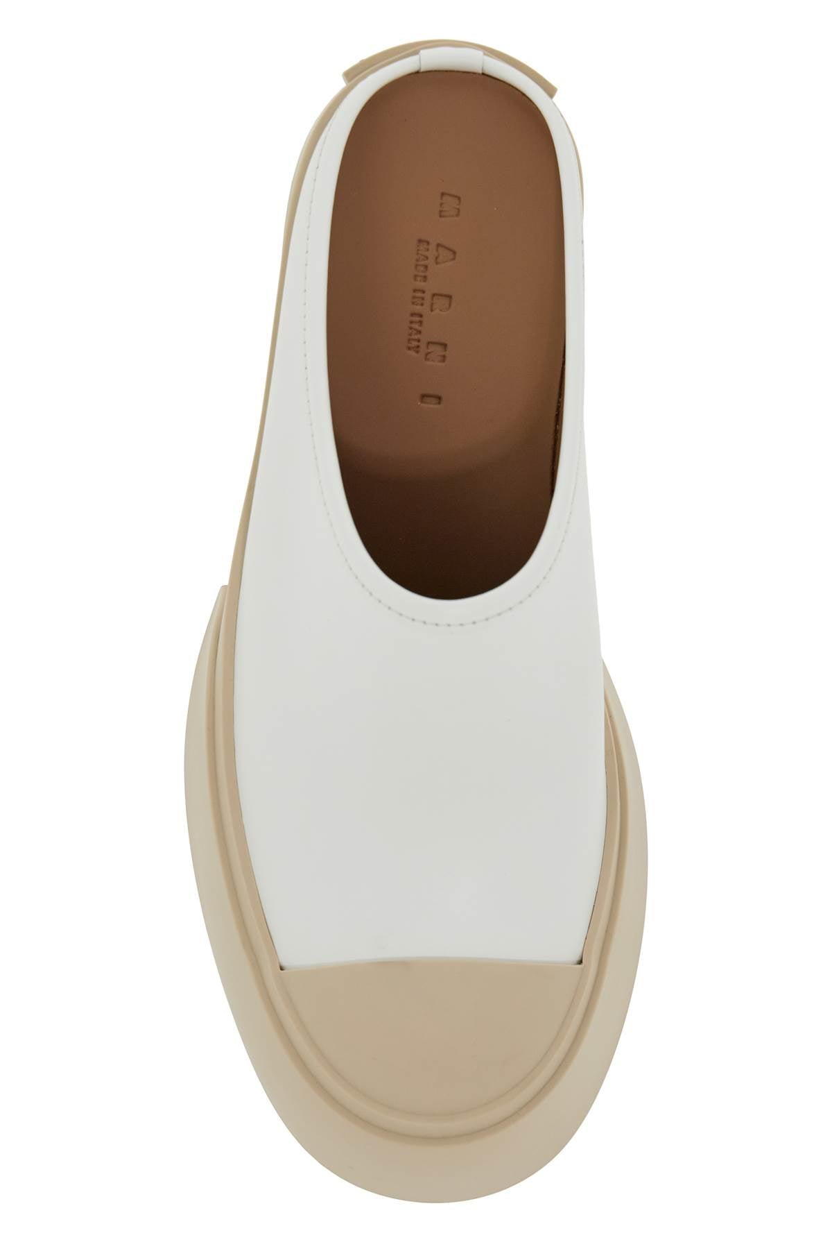 Marni smooth leather pablo clogs