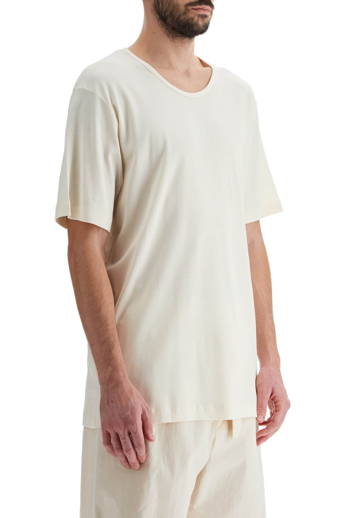 Lemaire t-shirt with wide round neck