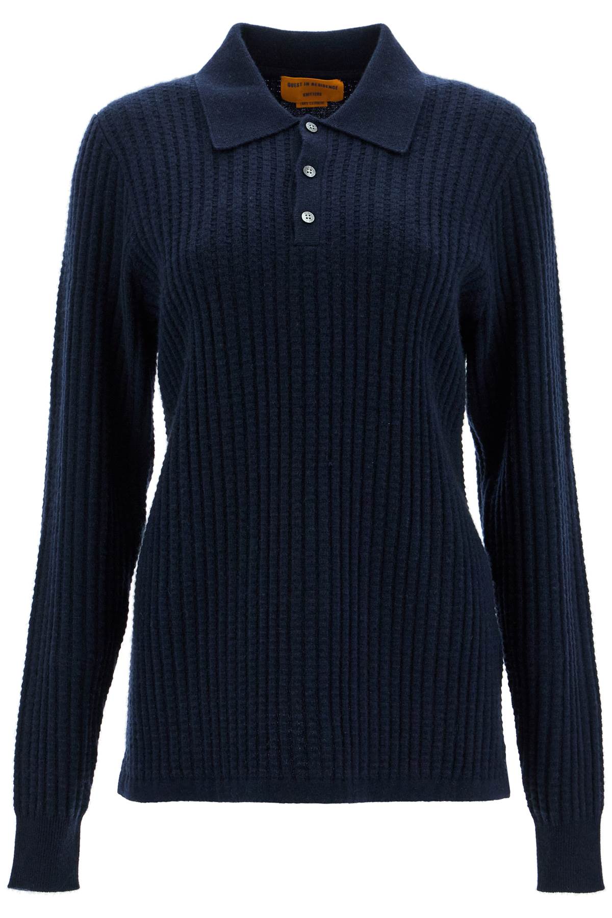 Guest In Residence polo-inspired pullover