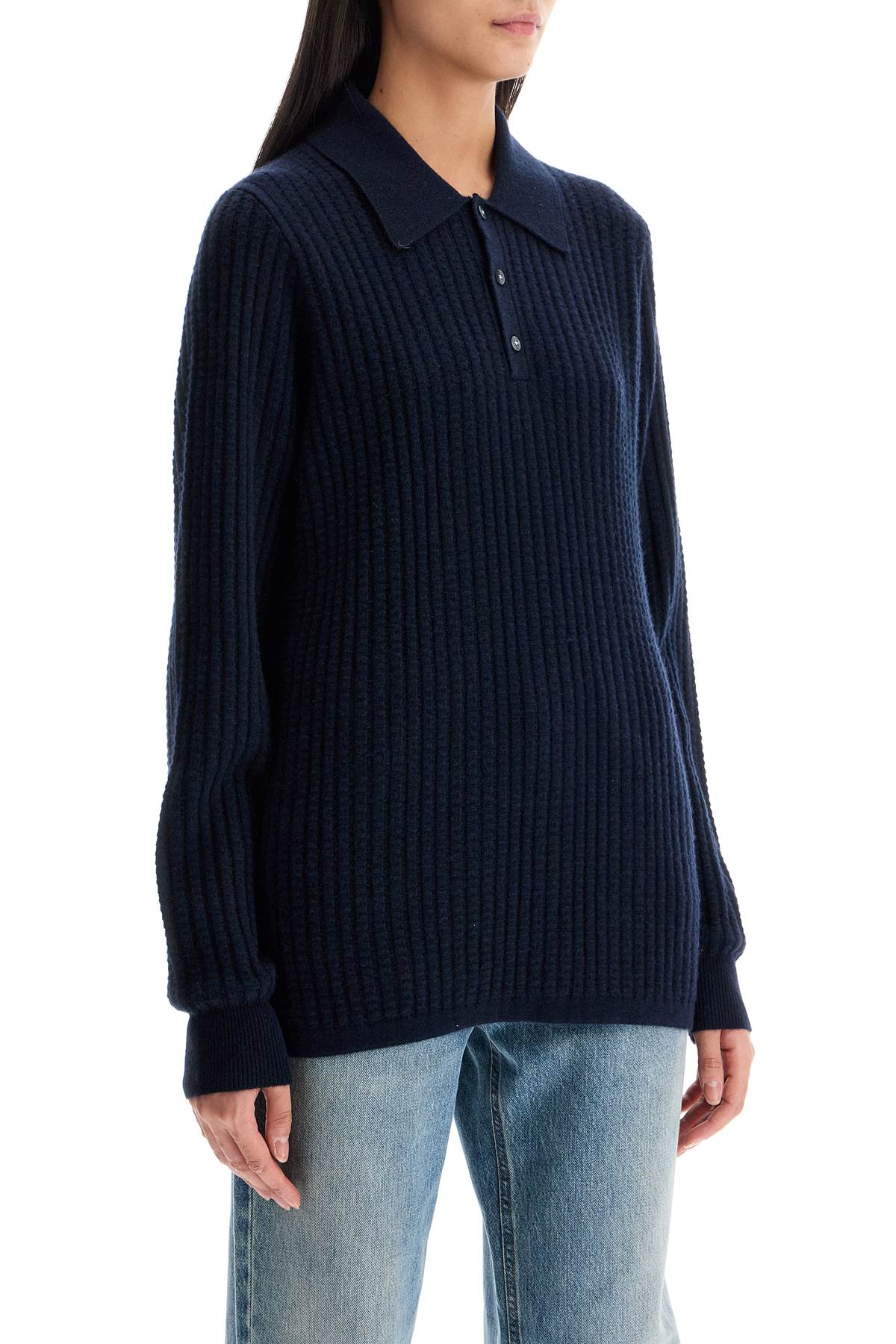 Guest In Residence polo-inspired pullover