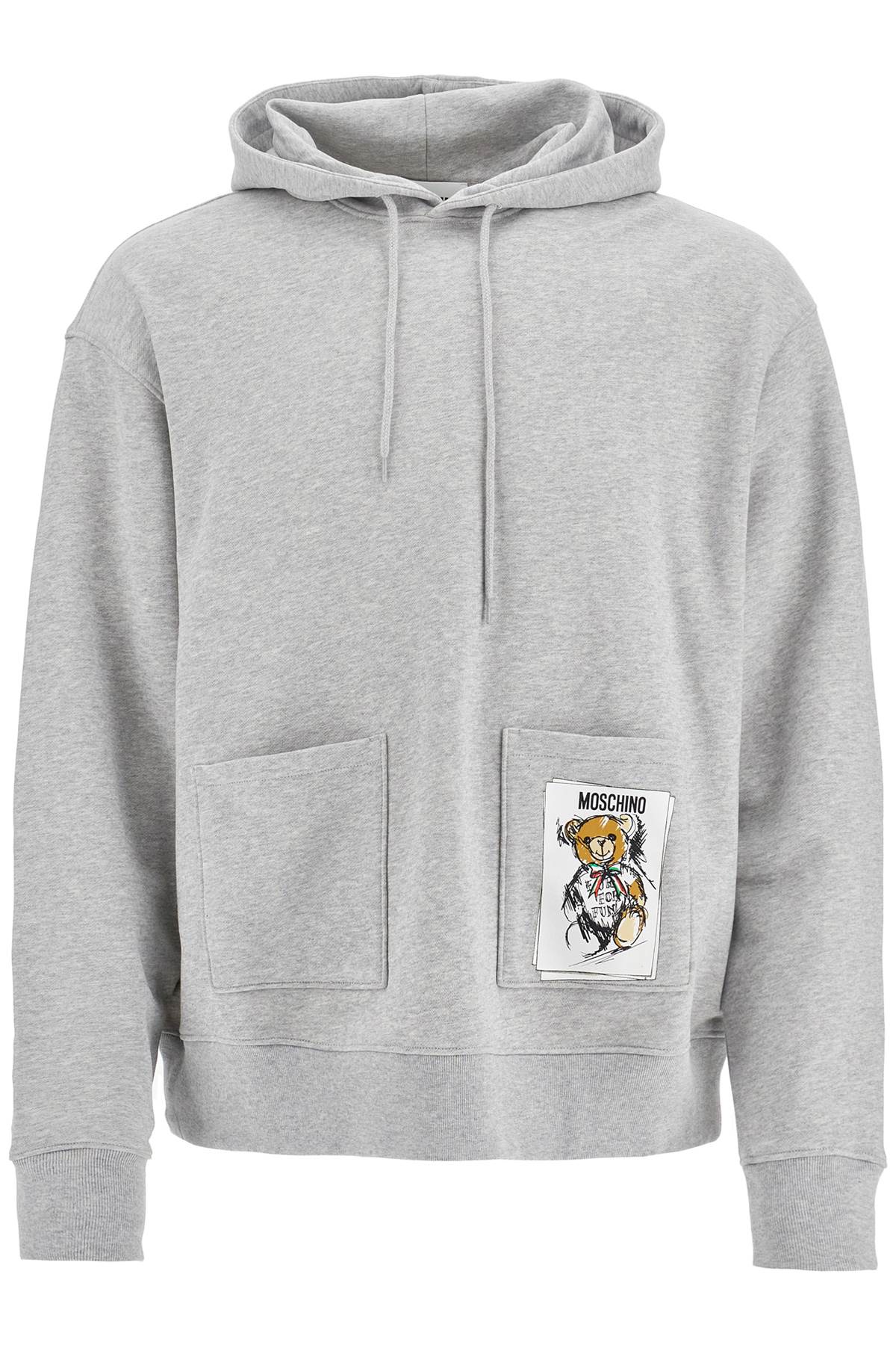 Moschino hooded teddy bear sweatshirt