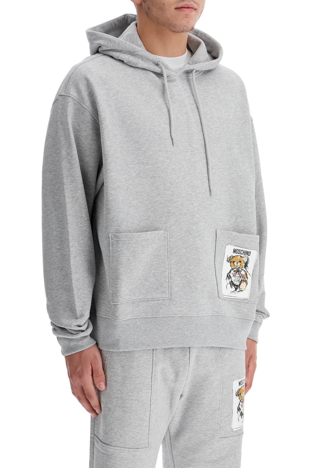 Moschino hooded teddy bear sweatshirt