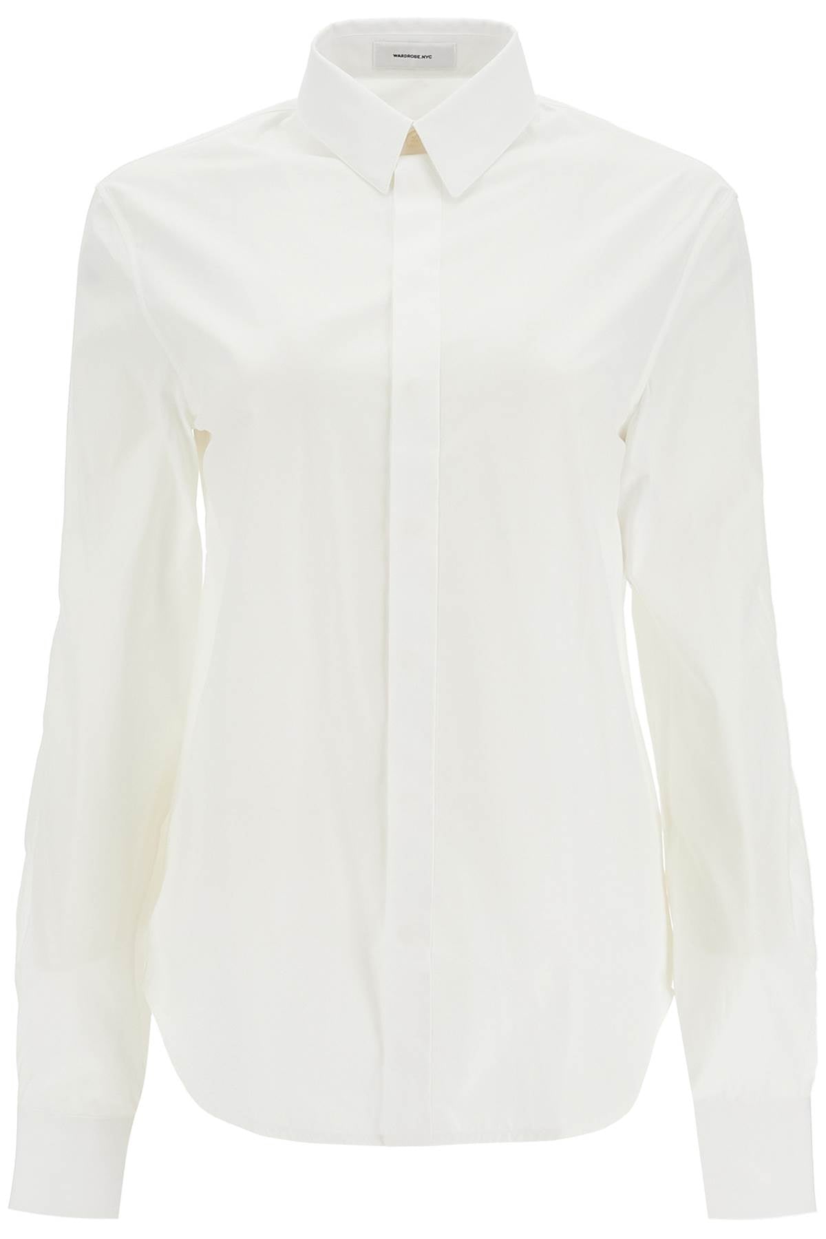 Wardrobe.Nyc flared cotton shirt for women