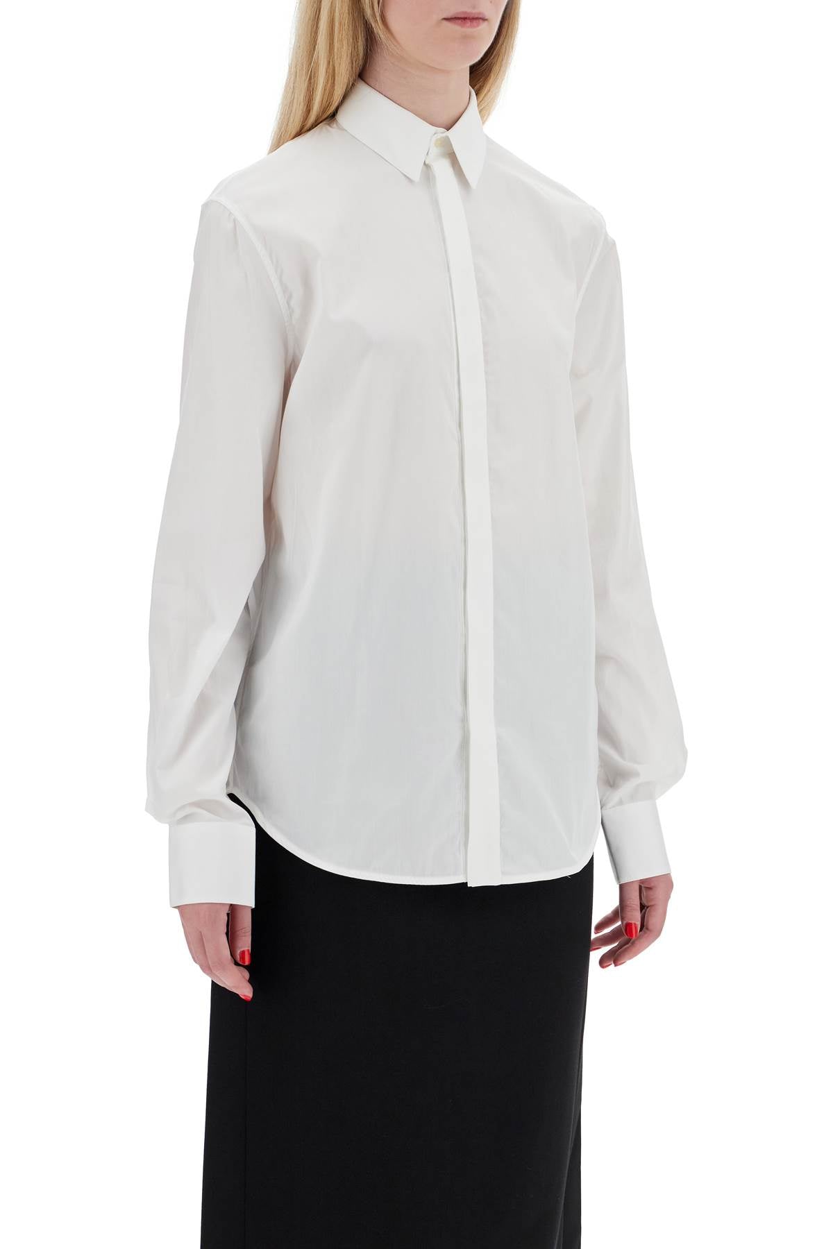 Wardrobe.Nyc flared cotton shirt for women