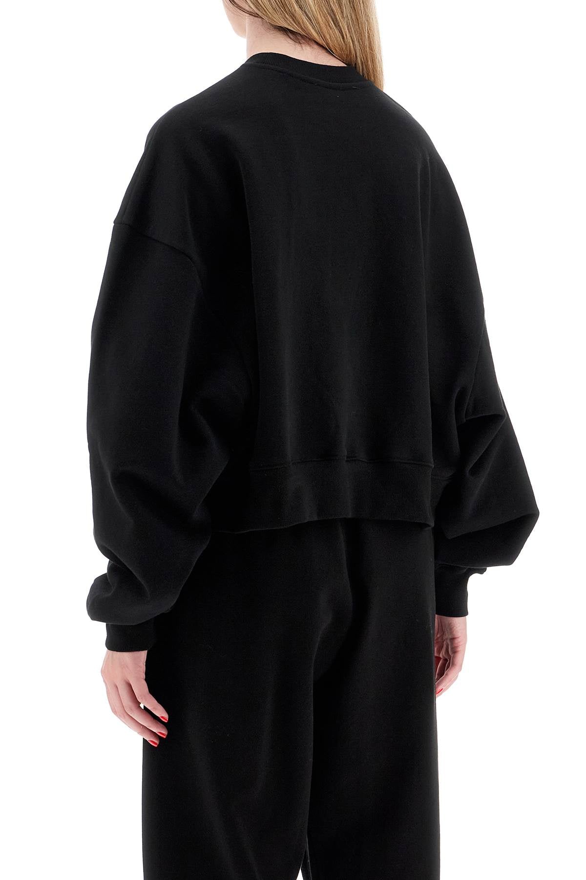 Wardrobe.Nyc "cropped sweatshirt with puffed sleeves