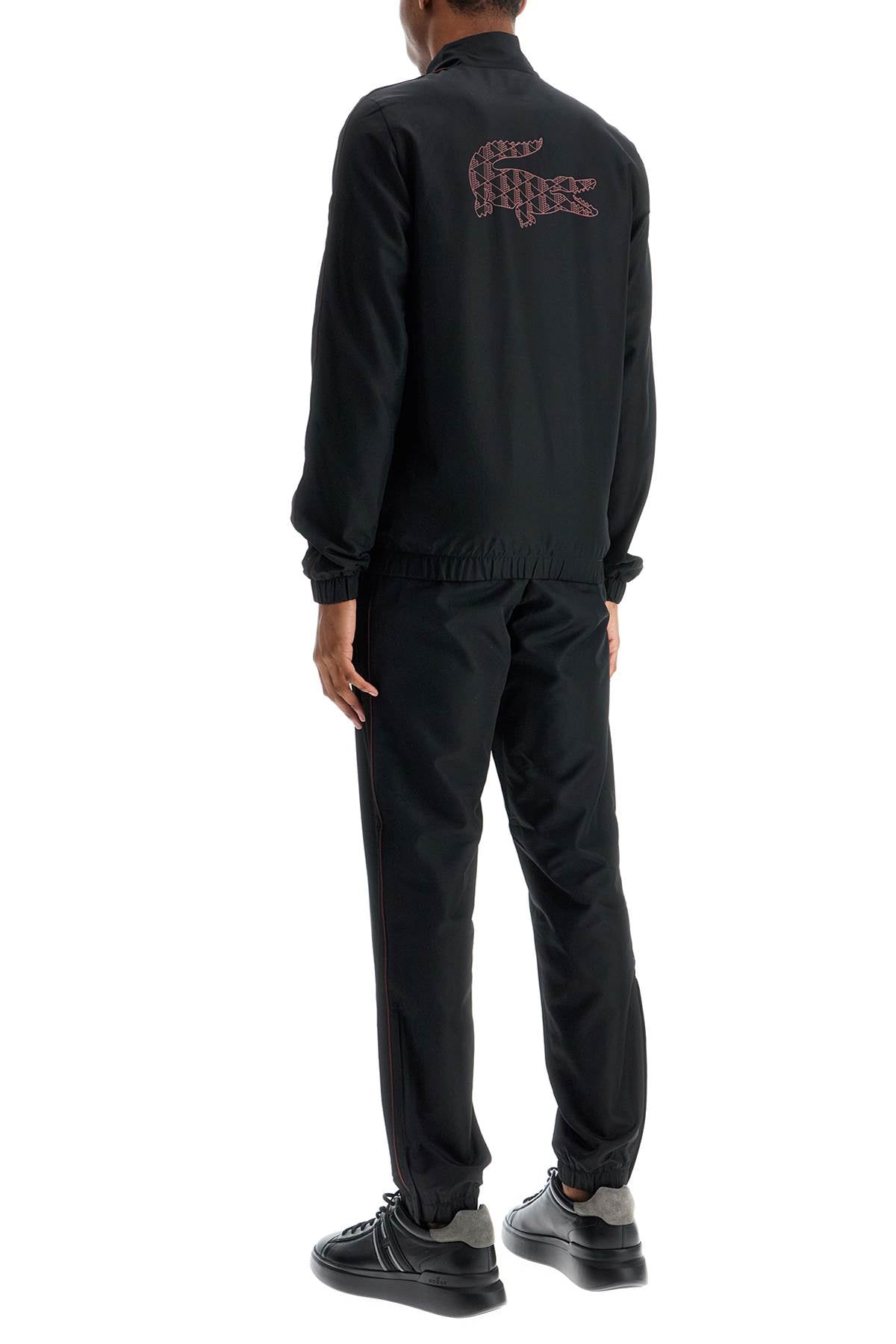 Lacoste Regular Fit Sports Tracksuit – Black