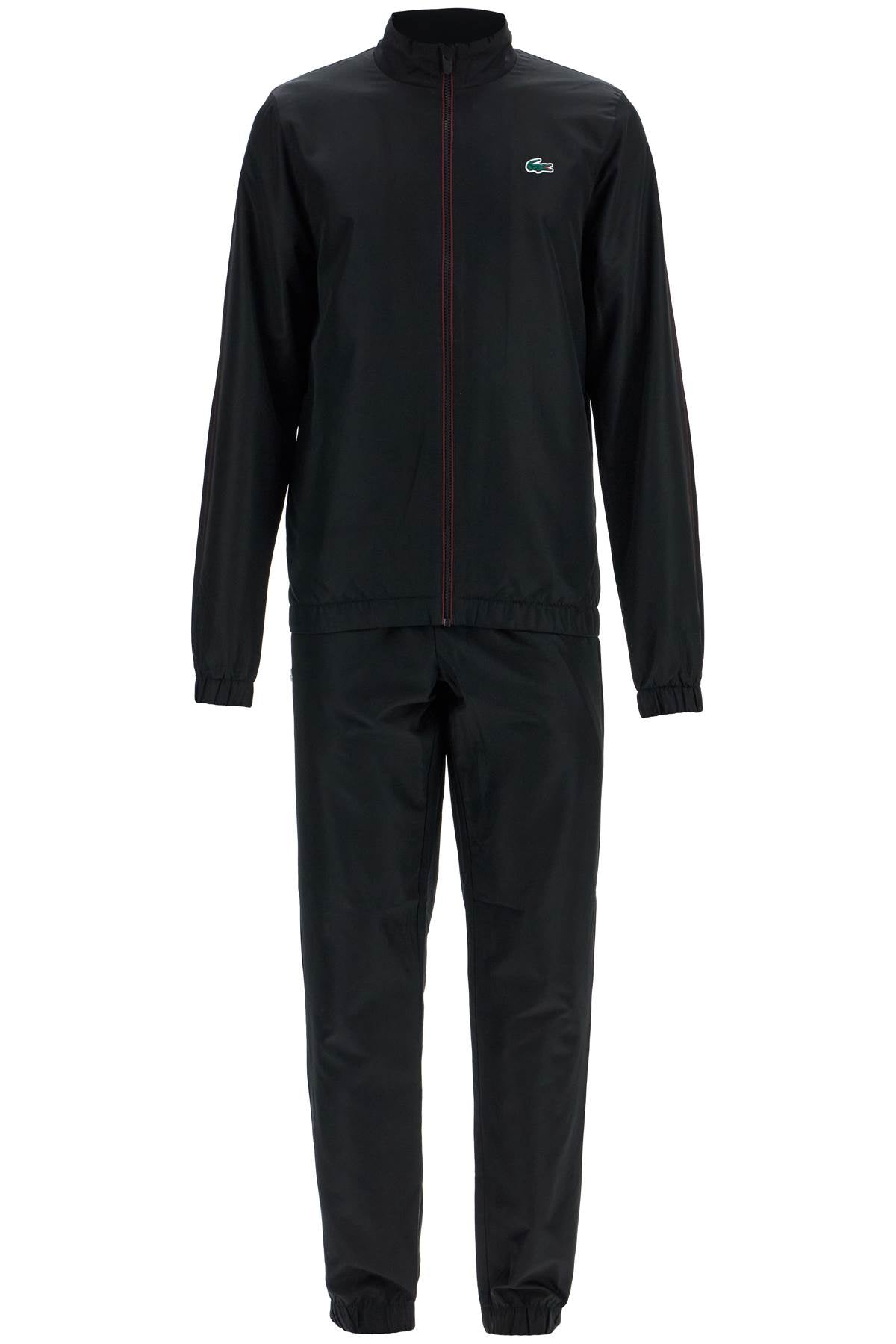 Lacoste Regular Fit Sports Tracksuit – Black