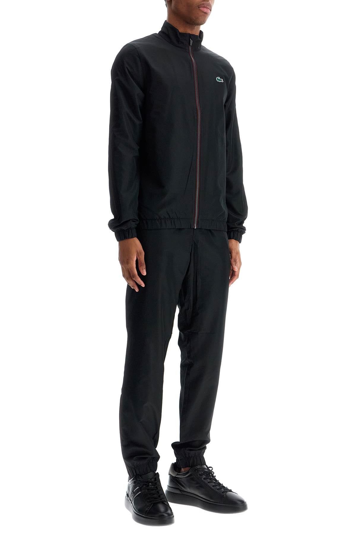 Lacoste Regular Fit Sports Tracksuit – Black