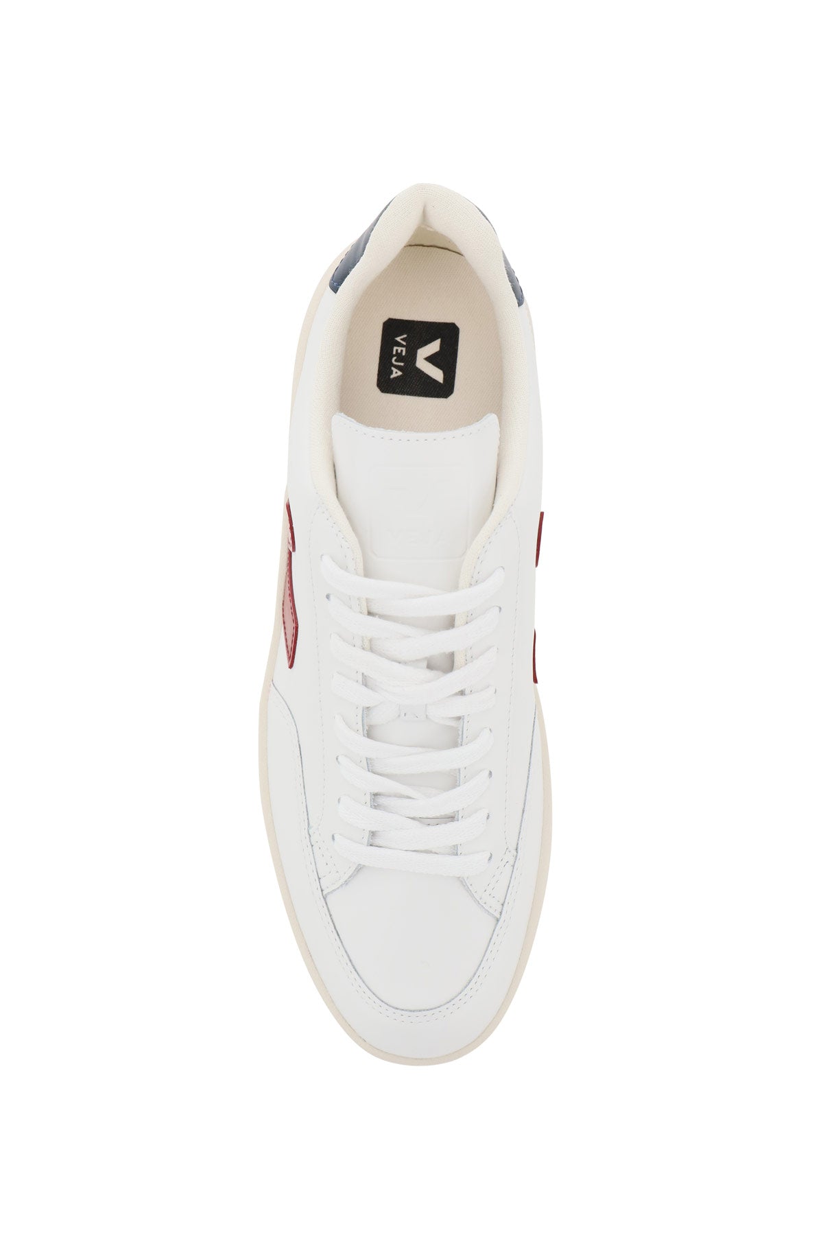 Veja V-12 Leather Sneakers – White