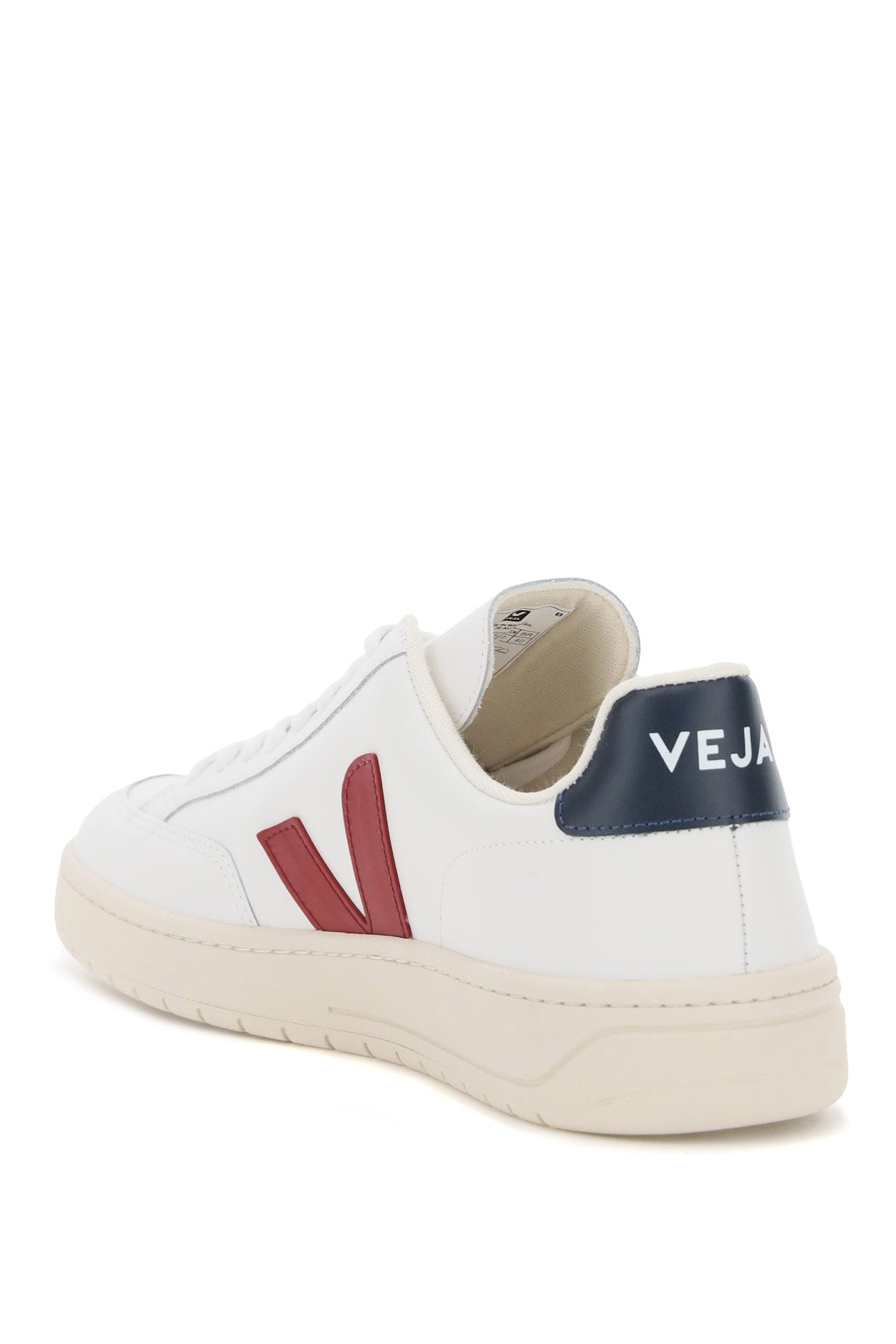 Veja V-12 Leather Sneakers – White